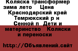 Коляска трансформер зима-лето. › Цена ­ 5 000 - Краснодарский край, Темрюкский р-н, Сенной п. Дети и материнство » Коляски и переноски   